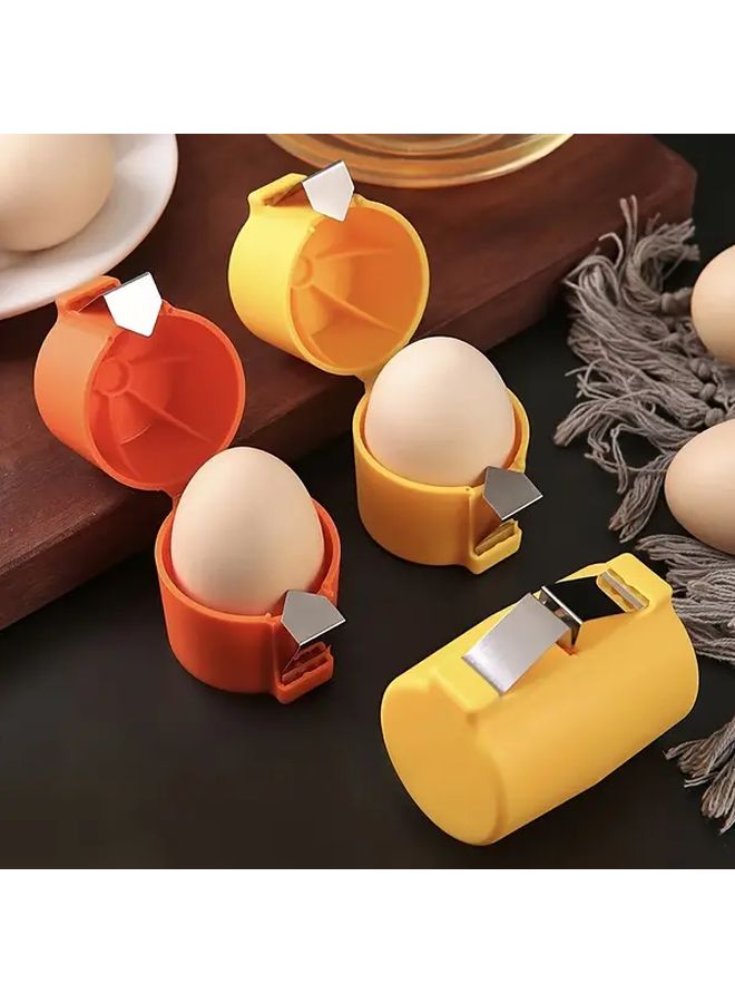 Yellow Egg Separator With Ergonomic Handle Fast Peeling Easy Clean Durable Portable For Baking - Image 3